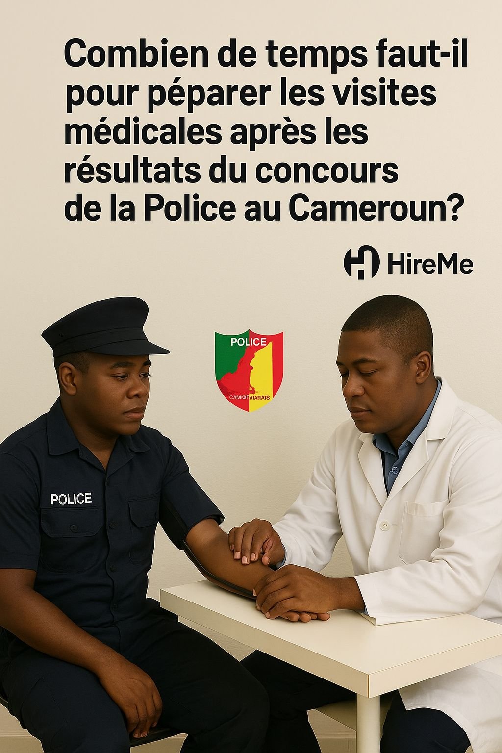 Concours Police Cameroun : Délai et préparation des visites médicales
